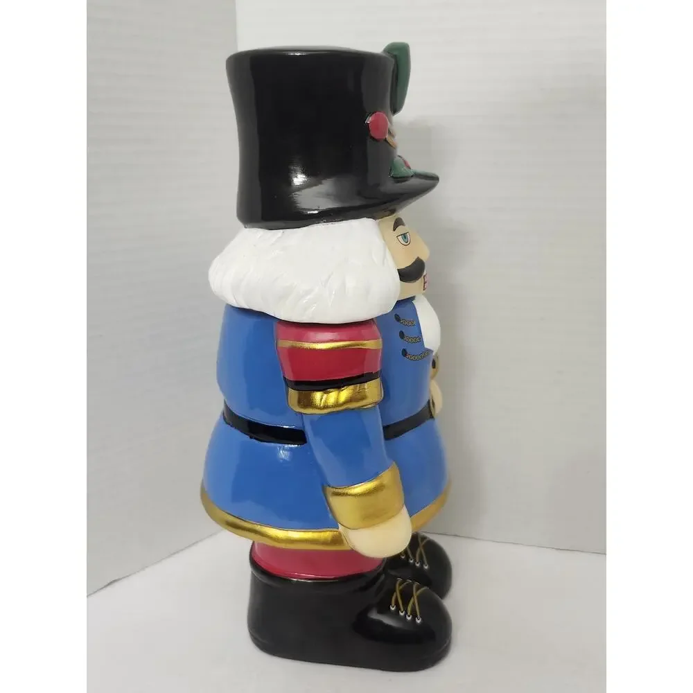 Toy Soldier Nutcracker David's Cookies Christmas Ceramic Cookie Jar